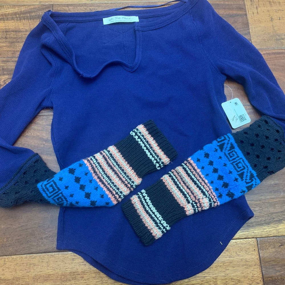 Free people cuffed thermal